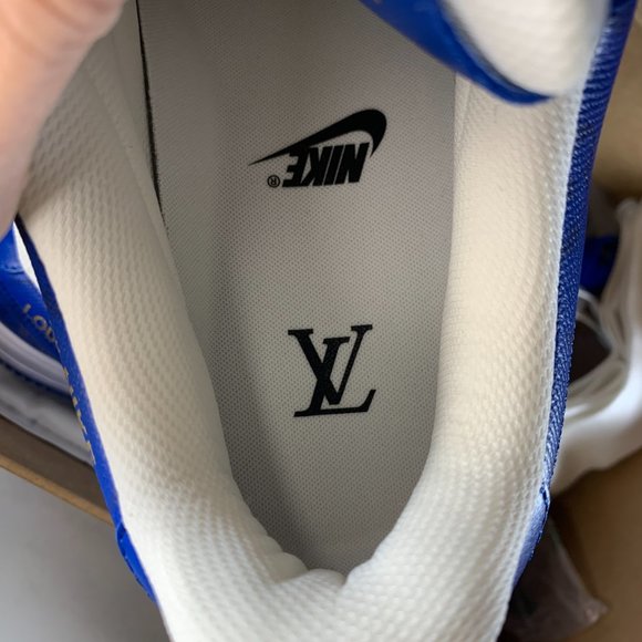 Nike X Louis Vuitton Air Force 1 Monogram Sneakers Men 8 Virgil Abloh 2022 AF1 - Picture 11 of 17
